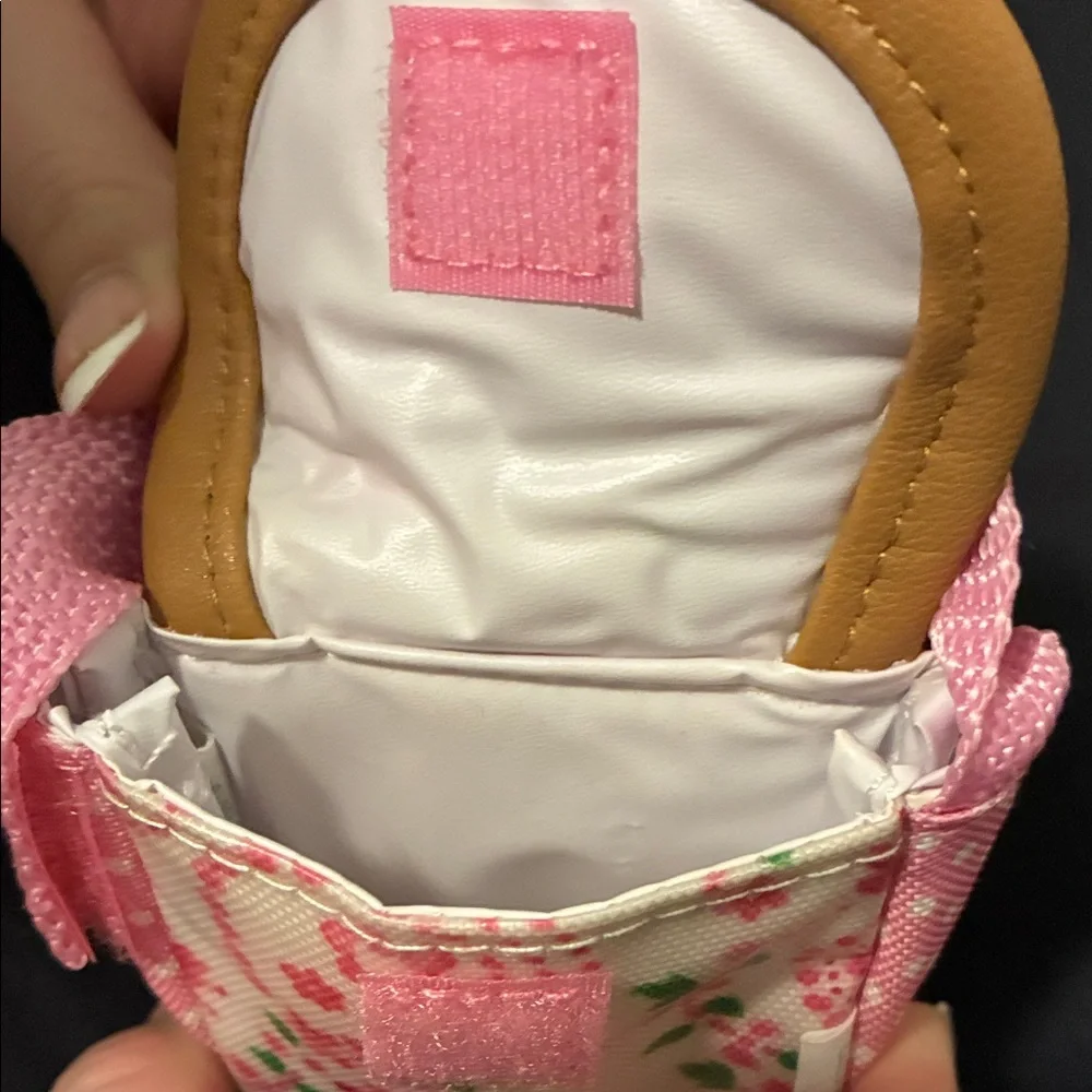 Laura Ashley Baby Floral Pink Diaper Bag Accessories 3-piece set